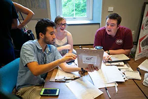Students conduct voting registration