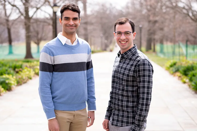 Adrian Duran Rey and Joshua Ovadia ’25