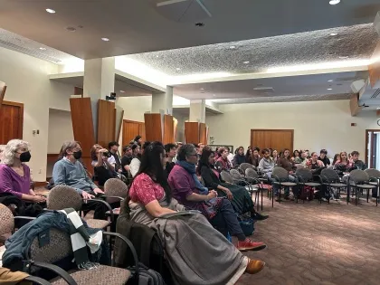 Audience at the award ceremony on April 2nd